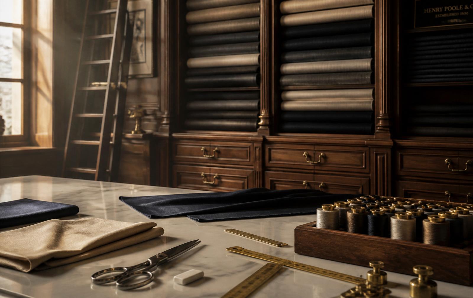 ZACK THREADS master tailoring atelier interior