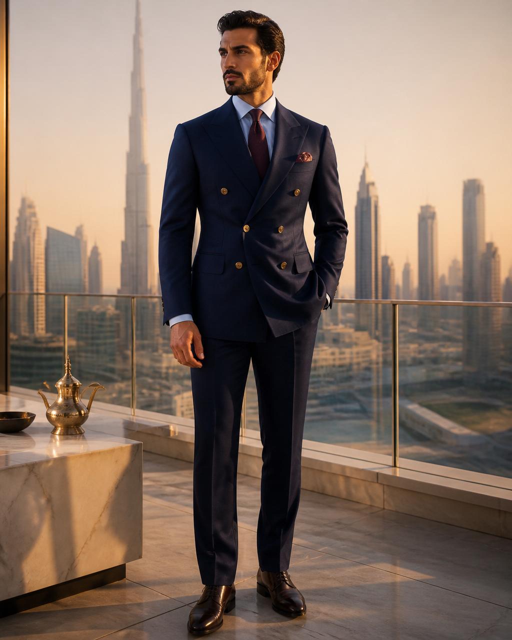 Double-Breasted Navy